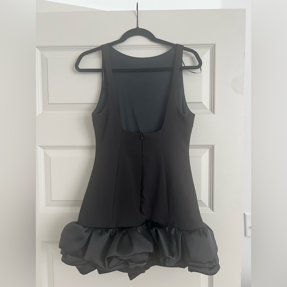 Zara Little Black Ruffle Mini Dress - Picture 4 of 8